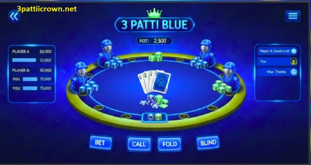 3 patti Blue